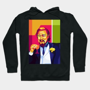 Laughing Leonardo Dicaprio Meme Pop Art Hoodie